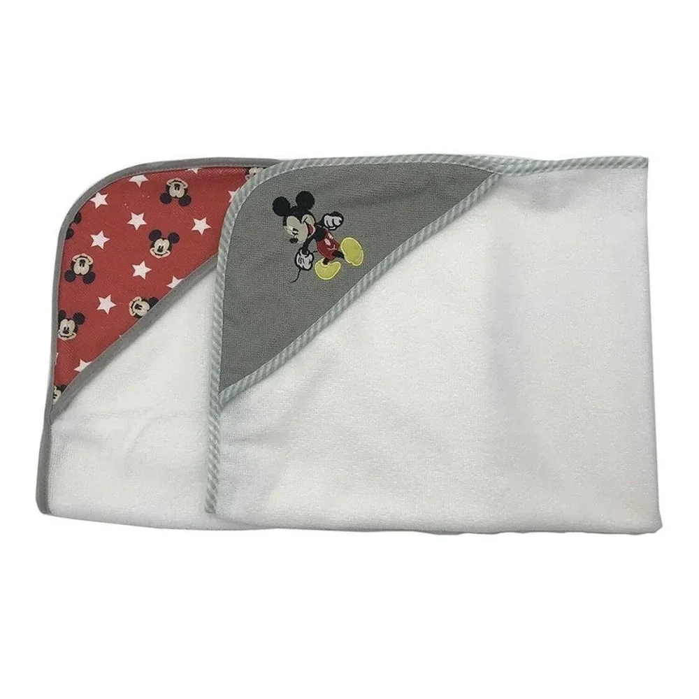 Disney Baby Mickey Mouse Hooded  Towels 2 Pack Size 26